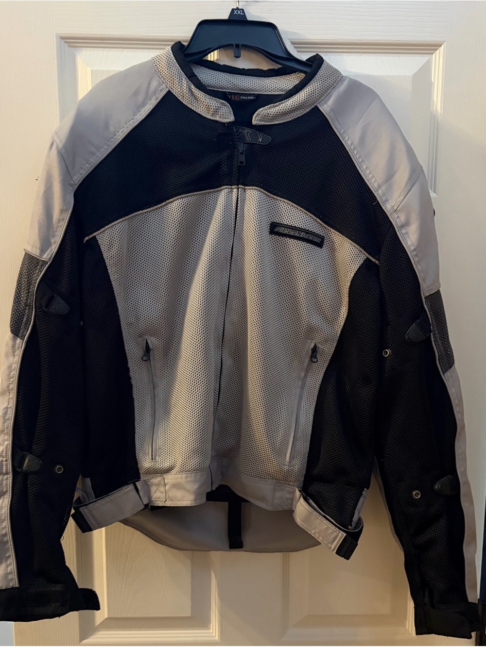 Touring Mesh Motorcycle Jacket - Black & Light Gray